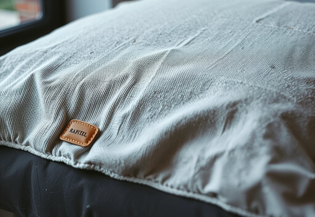 Materialstruktur Meditationskissen